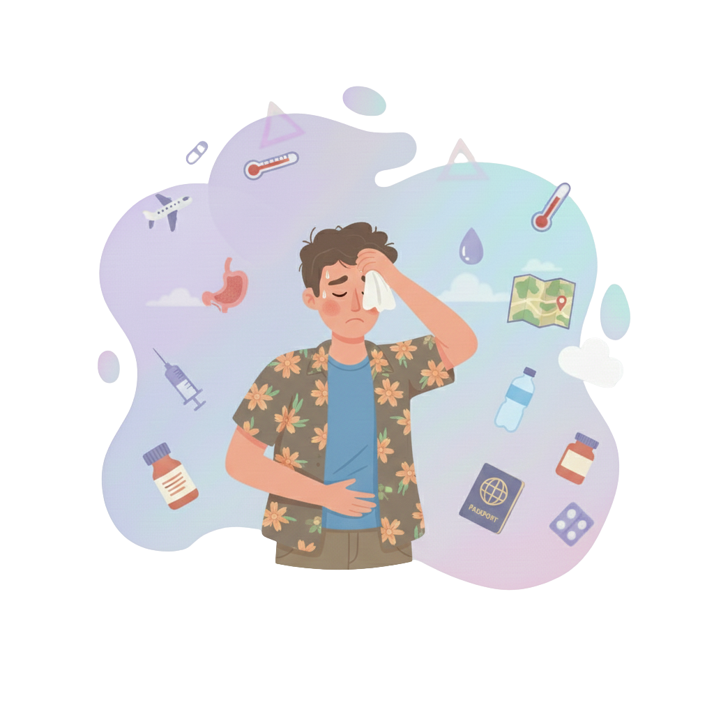 Medische problemen gerelateerd aan reizen