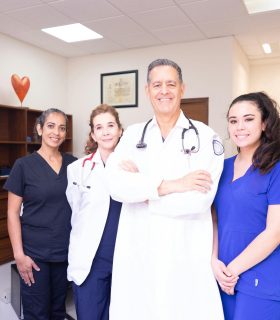 Gruppe von Ärzten in einem Krankenhaus